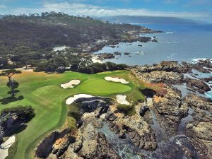 Cypress Point 17th Coast Drone